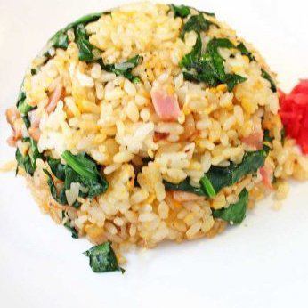 spinach fried rice