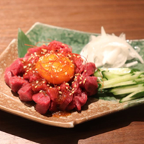 Aizu horse meat yukhoe