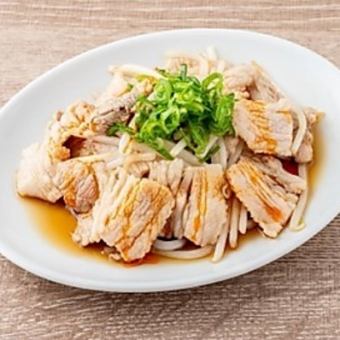 ゆで豚ポン酢