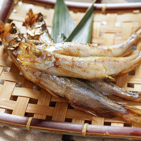 子持ちししゃも炭火焼き