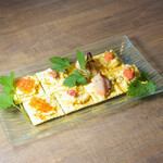 自家製ポテトサラダ　クラッカーのせ