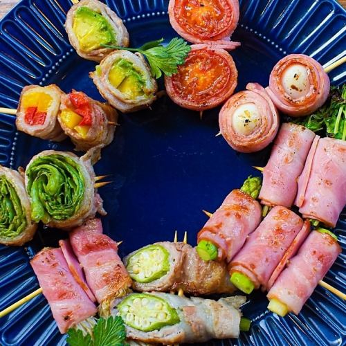 創作串盛り合わせ　5種10串