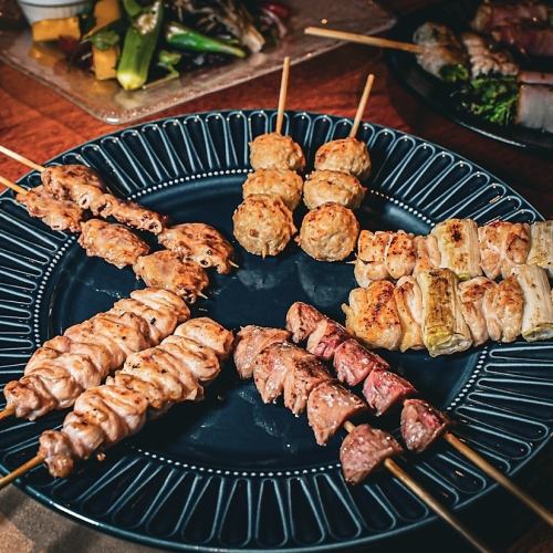 こだわりの焼き鳥をお召し上がりください♪