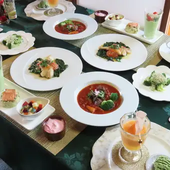 【オープン記念価格】和洋折衷の季節の創作料理コース◆全9品