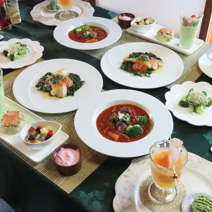 【オープン記念価格】和洋折衷の季節の創作料理コース◆全9品