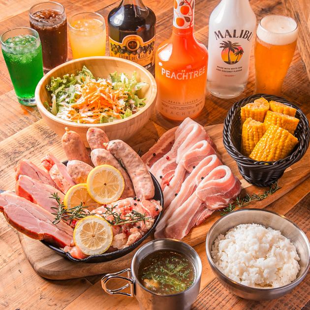 全天候型 屋内BBQ WOOD DESIGN PARK ウッドデザインパーク お台場店