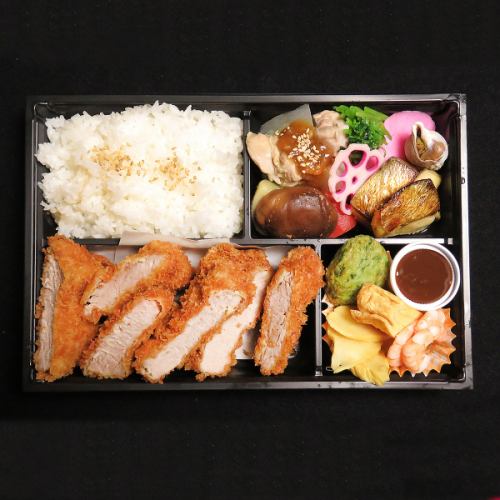 ヒレカツ松花堂弁当