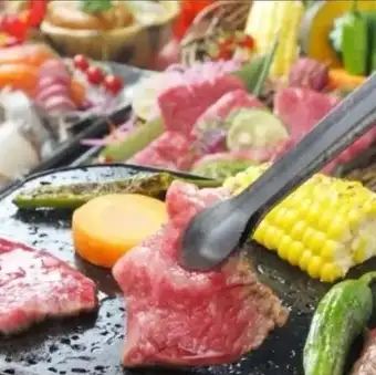 [Limited Time Offer] Kumashichi's Specialty 'Lava Stone Grill Course' with 2 Hours of All-You-Can-Drink for ¥4,300