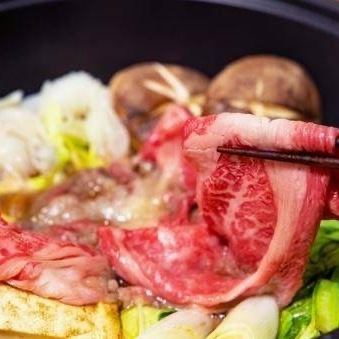 日曜日,祝日,16:30~OK,時間無制限【個室確約,食飲放題】選べるメイン(焼肉orすき焼き) 3500円