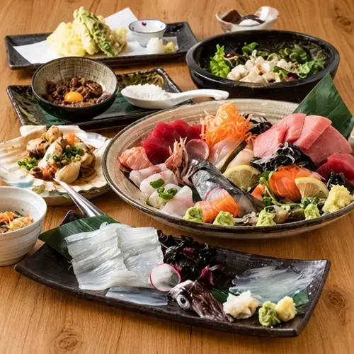 市場仕入れの鮮魚を堪能。こだわり海鮮料理が充実◎
