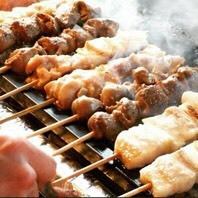 ☆ The skewers grilled with Bincho charcoal are also excellent ☆