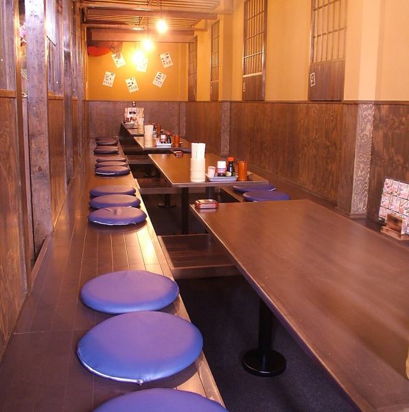 The horigotatsu banquet seats can accommodate up to 30 people. It's okay to have a lively party! The station is also very close, so it's convenient for banquets.