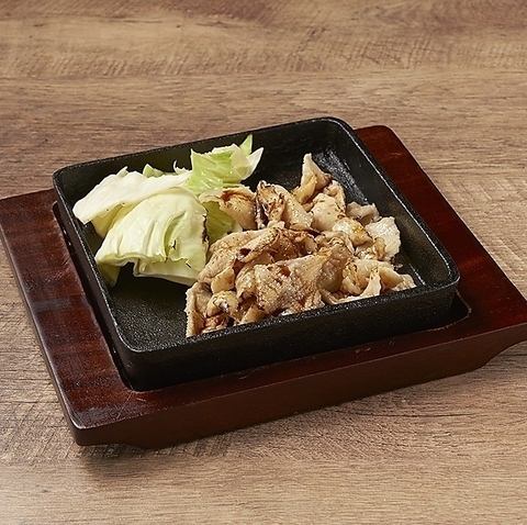 Grilled chicken skin