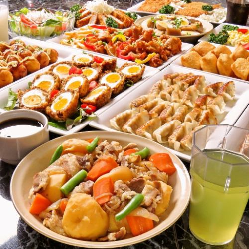 コスパ◎な食べ飲み放題！