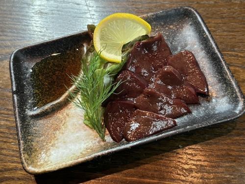 Extremely Rare! Horse Liver Sashimi
