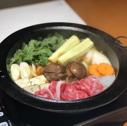 前泽牛沙朗寿喜烧套餐