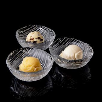 アイスクリーム、シャーベットなど