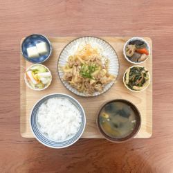 姜汁腌制五花肉套餐