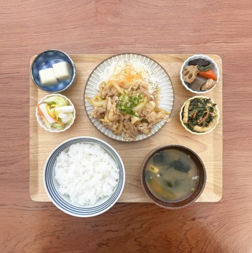 姜汁腌制五花肉套餐