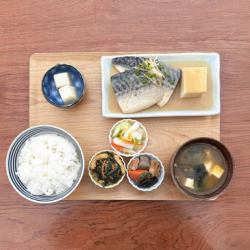 双味噌酱炖鲭鱼套餐