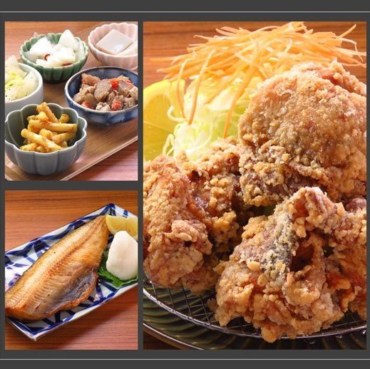 素材にこだわった定食が揃う、気軽に立ち寄れる街の人気食堂！