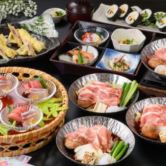 【気の合う仲間・ご友人との宴会にピッタリ】季節の宴会コース【120分飲み放題付き　L.O15分】