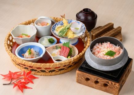 【런치 한정】계절의 꽃 바구니