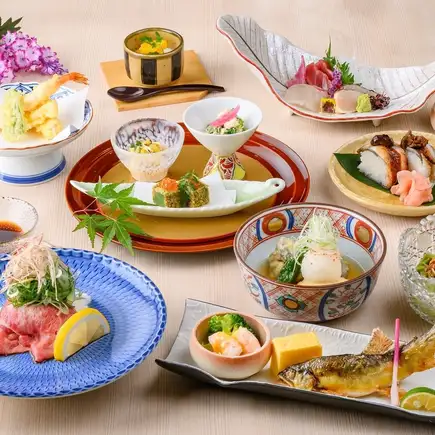 【宴会・接待におすすめ】季節の会席　雅 【120分飲み放題付き　L.O15分前】