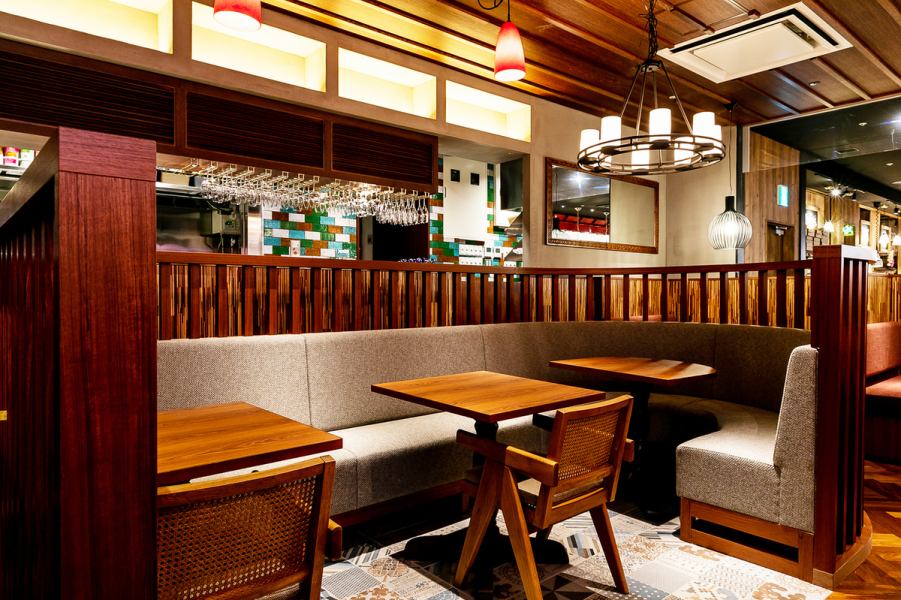 [Great for girls' parties] The calm interior is perfect for adult beer girls' parties and dates.