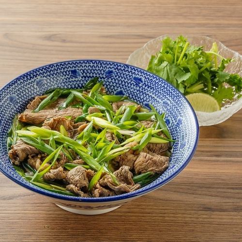 Beef and Kyoto Kujo Leek Pho