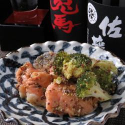 ペッパースモークサーモン