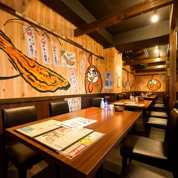 【大人数の宴会・貸切利用も可能！】当店は貸切利用も可能です！様々なご利用シーンでお使いいただける仕様となっております。貸切利用の場合は最大で34名様までご利用可能です！ネット予約でも最大20名様までご予約受け付けておりますので、大人数でのご利用、貸し切りの際はぜひ一度お店までご相談下さい☆