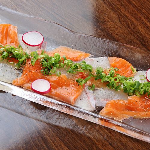 鮮魚のカルパッチョ　～すりおろしオニオン～