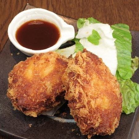 大山さんの鶏メンチカツ