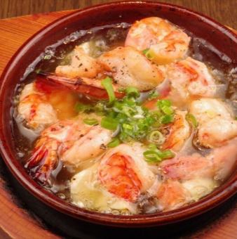 エビのオイル煮