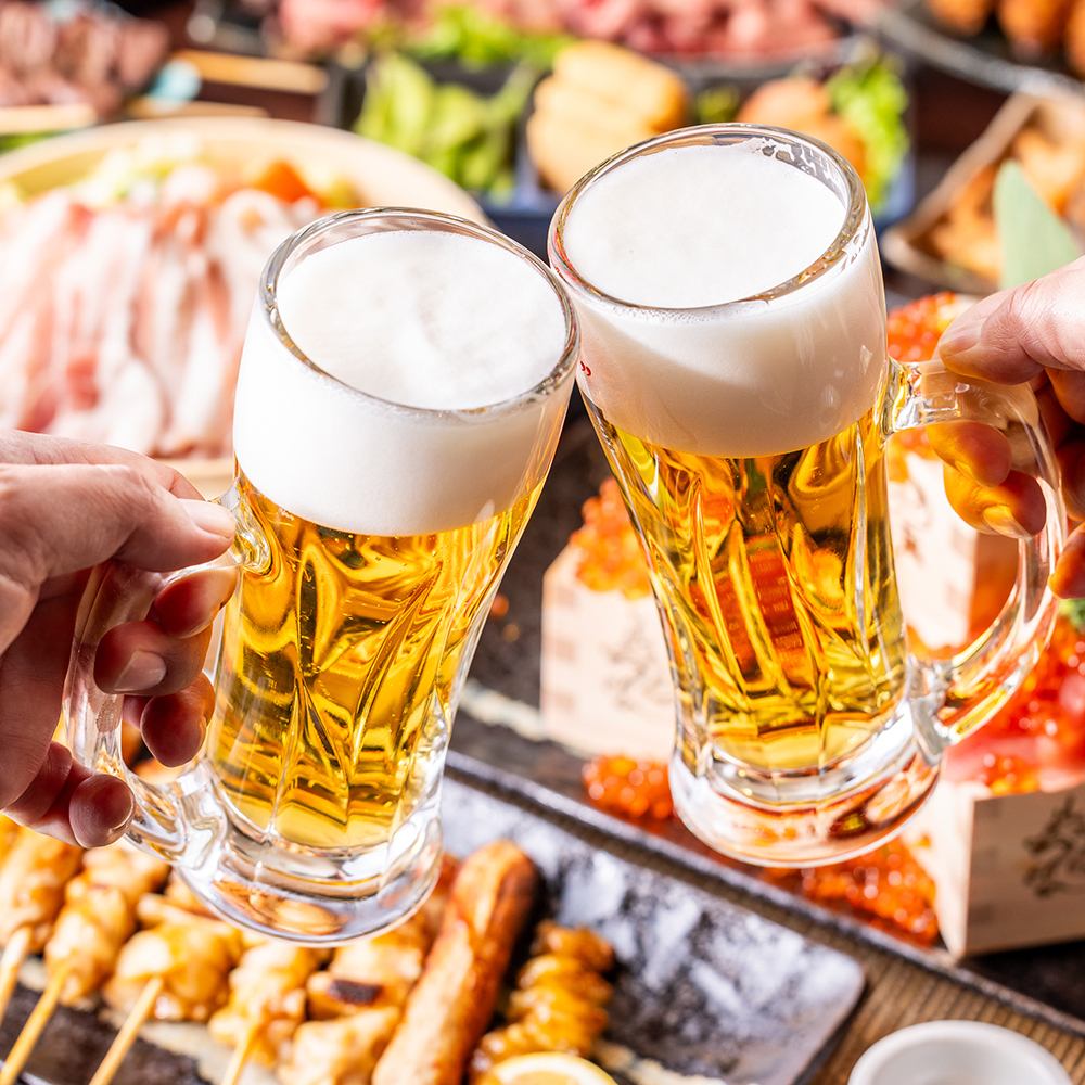 全席個室！飲み放題コースや単品飲み放題もご用意してます◎