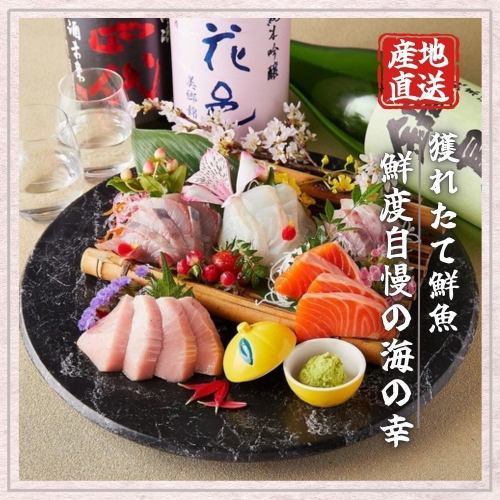 産地直送!鮮度抜群の朝〆鮮魚をご提供!