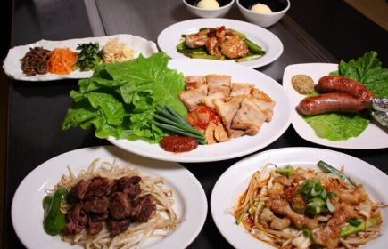 【120분 음료 무제한】 스태미나 듬뿍 "고기 삼매 코스"