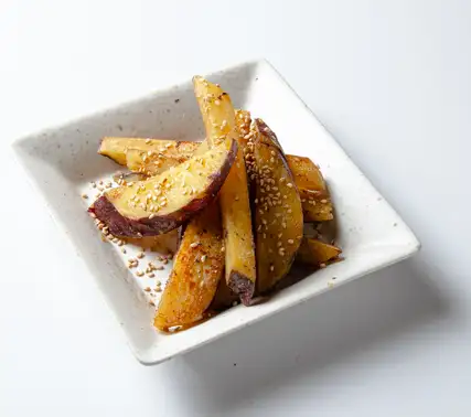 Baked sweet potatoes with butter