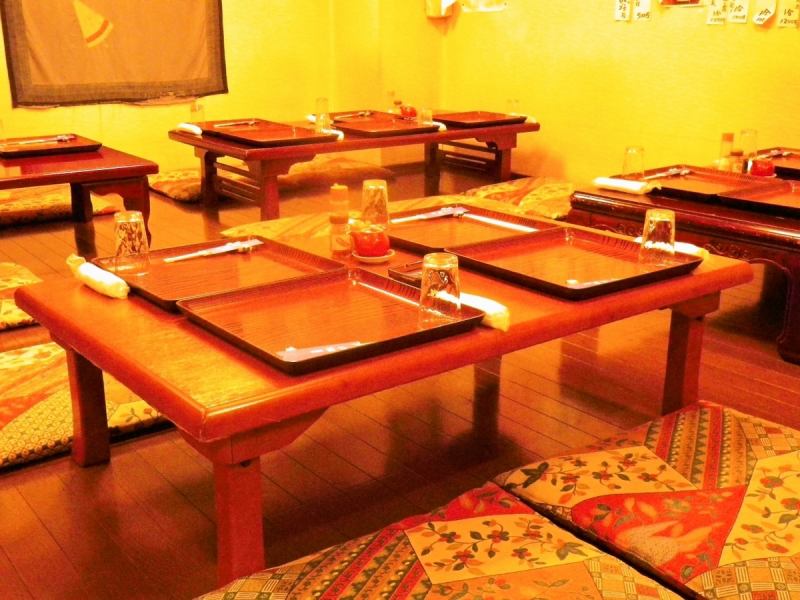 The inside of the store is Japanese style, and the main restaurant is a tatami room.You can enjoy delicious local cuisine in a relaxed atmosphere.