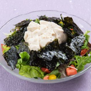 Korean seaweed and tofu salad