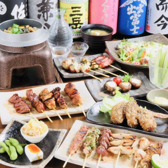 Surprised by the variety of yakitori and skewered menus!
