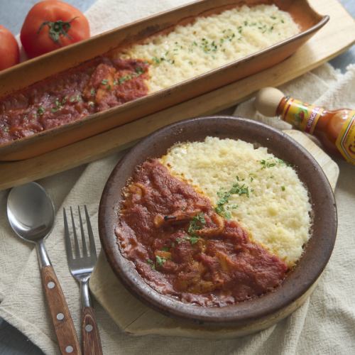 Chicken Tomato and Cheese Cream Risotto