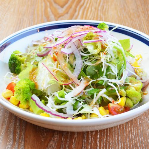 Vegetable salad with 10 kinds of vegetables