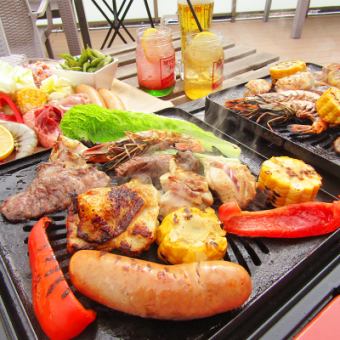 [Limited time offer] Come empty-handed! BBQ Standard Plan 3,000 yen (tax included)