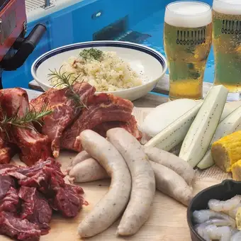 【個室限定】完全手ぶらOKプライベートプールアメリカンBBQプラン！★ドリンク持ち込みOK★