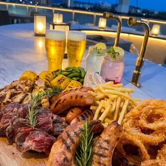 【テラス席限定】飲み放題付き4300円（税込）爽快ビアガーデンコース（90分飲み放題付）