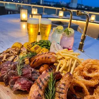 【テラス席限定】飲み放題付き4300円（税込）爽快ビアガーデンコース（90分飲み放題付）