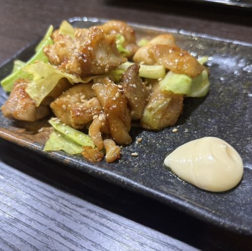 若鶏のカレー炒め