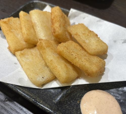 山芋の唐揚げ明太マヨ味